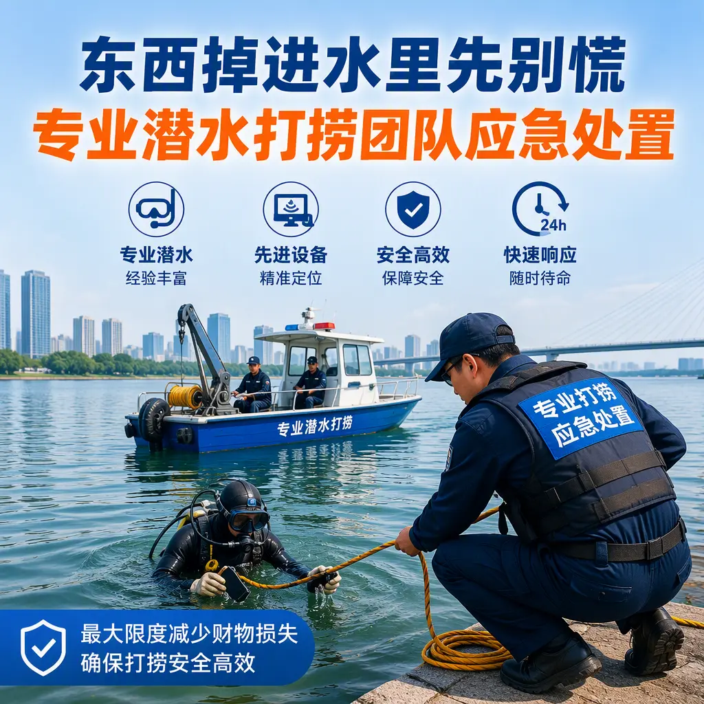 拉萨东西掉进水里先别慌，专业潜水打捞团队应急处置